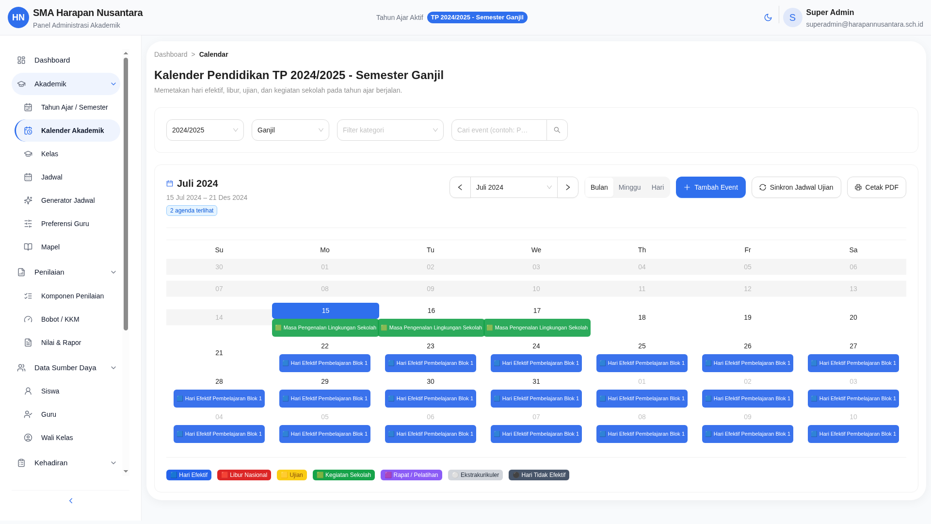 Kalender Pendidikan