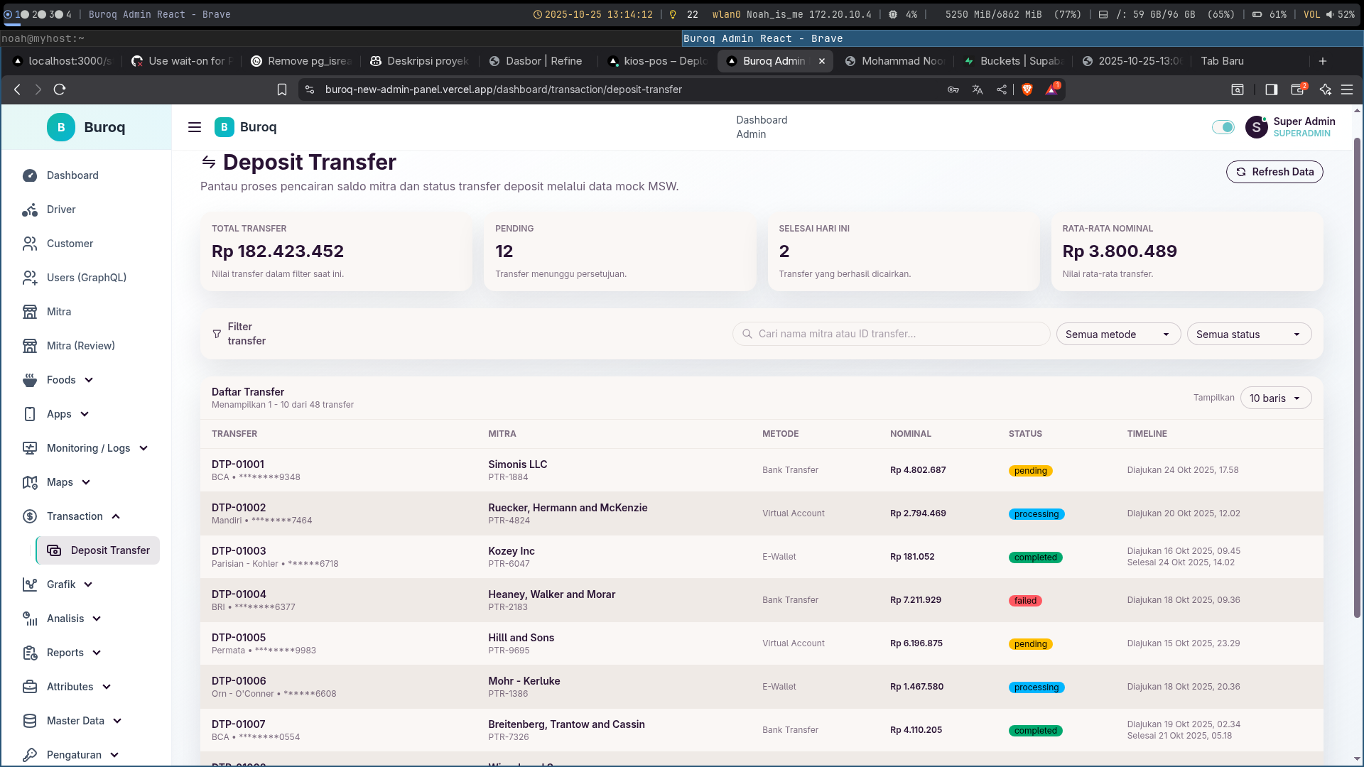 Deposit Transfer